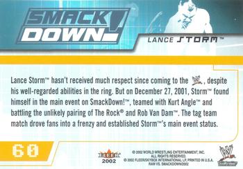 2002 Fleer WWE Raw vs. SmackDown #60 Lance Storm  Back