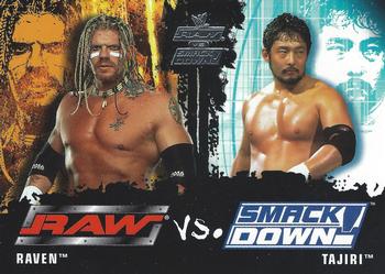 2002 Fleer WWE Raw vs. SmackDown #85 Raven vs. Tajiri Front