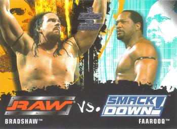 2002 Fleer WWE Raw vs. SmackDown #89 Bradshaw vs. Faarooq Front