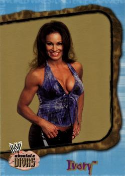 2002 Fleer WWE Absolute Divas - Diva Gems Gold #18 Ivory  Front
