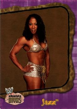 2002 Fleer WWE Absolute Divas - Diva Gems Gold #20 Jazz  Front