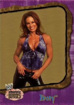 2002 Fleer WWE Absolute Divas - Diva Gems Gold #28 Ivory  Front