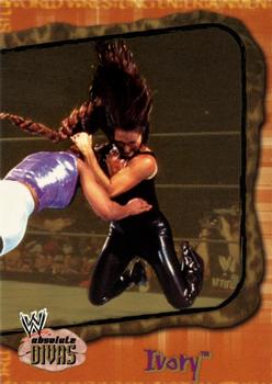 2002 Fleer WWE Absolute Divas - Diva Gems Gold #38 Ivory  Front