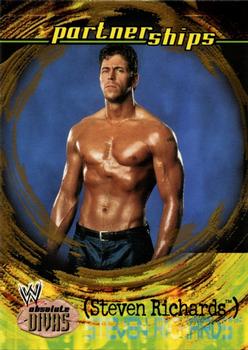 2002 Fleer WWE Absolute Divas - Diva Gems Gold #55 Steven Richards Front