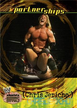 2002 Fleer WWE Absolute Divas - Diva Gems Gold #56 Chris Jericho Front