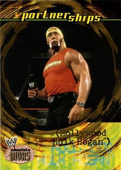 2002 Fleer WWE Absolute Divas - Diva Gems Gold #62 Hollywood Hulk Hogan Front