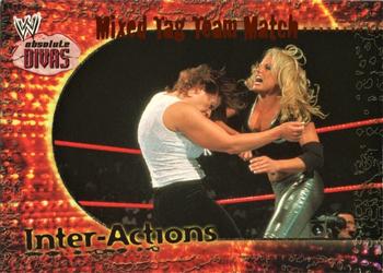 2002 Fleer WWE Absolute Divas - Inter-Actions #5 IA Mixed Tag Team Match  Front