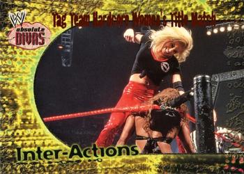 2002 Fleer WWE Absolute Divas - Inter-Actions #10 IA Tag Team Hardcore Women's Title Match  Front