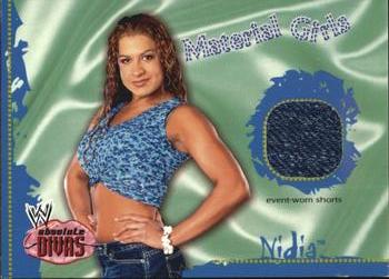 2002 Fleer WWE Absolute Divas - Material Girls #NNO Nidia  Front