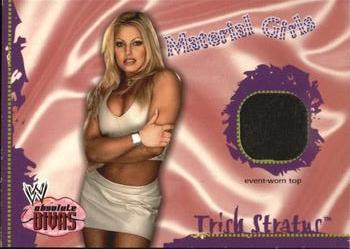 2002 Fleer WWE Absolute Divas - Material Girls #NNO Trish Stratus Front
