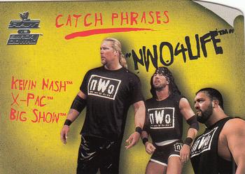 2002 Fleer WWE Raw vs. SmackDown - Catch Phrases #13 CP NWO  Front