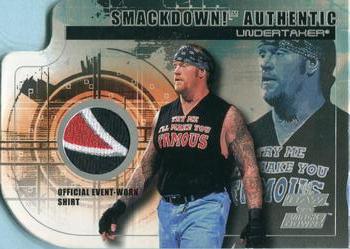 2002 Fleer WWE Raw vs. SmackDown - SmackDown Authentics #NNO Undertaker  Front