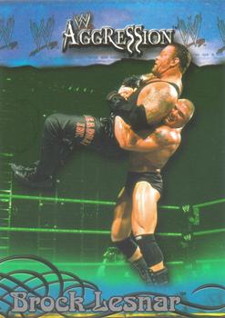 2003 Fleer WWE Aggression #47 Brock Lesnar  Front