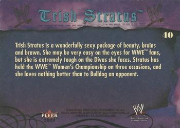 2003 Fleer WWE Aggression #40 Trish Stratus  Back