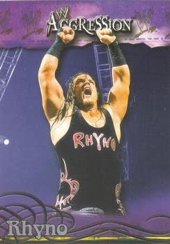2003 Fleer WWE Aggression #68 Rhyno Front