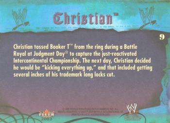 2003 Fleer WWE Aggression #9 Christian  Back