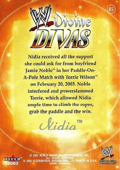2003 Fleer WWE Divine Divas #45 Nidia Back