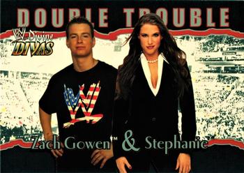 2003 Fleer WWE Divine Divas #90 Zach Gowen / Stephanie McMahon-Helmsley Front