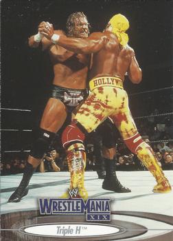 2003 Fleer WWE WrestleMania XIX #26 Triple H  Front