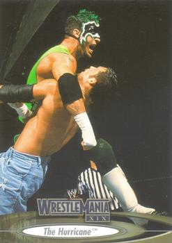 2003 Fleer WWE WrestleMania XIX #30 The Hurricane  Front