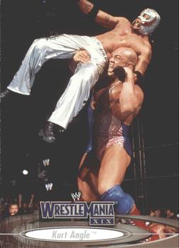2003 Fleer WWE WrestleMania XIX #4 Kurt Angle  Front