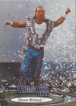 2003 Fleer WWE WrestleMania XIX #40 Shawn Michaels Front