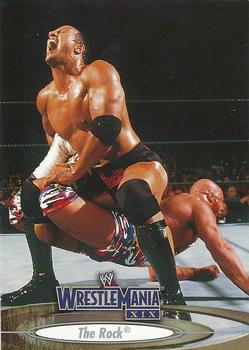 2003 Fleer WWE WrestleMania XIX #50 The Rock  Front
