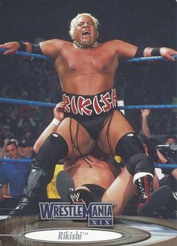 2003 Fleer WWE WrestleMania XIX #49 Rikishi  Front