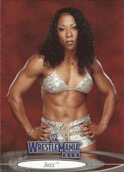 2003 Fleer WWE WrestleMania XIX #73 Jazz  Front