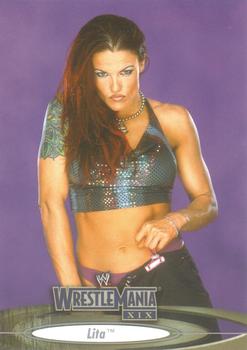 2003 Fleer WWE WrestleMania XIX #74 Lita  Front