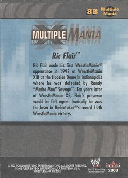 2003 Fleer WWE WrestleMania XIX #88 Ric Flair Back