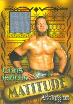 2003 Fleer WWE Aggression - Matitude Event Used #M CJ Chris Jericho Front