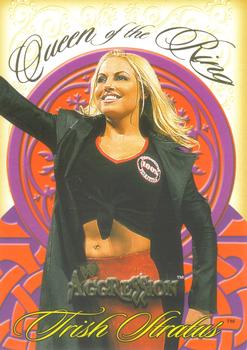 2003 Fleer WWE Aggression - Queens of the Ring #8 QR Trish Stratus  Front