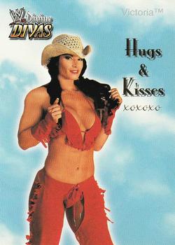 2003 Fleer WWE Divine Divas - Hugs And Kisses #8 HK Victoria Front