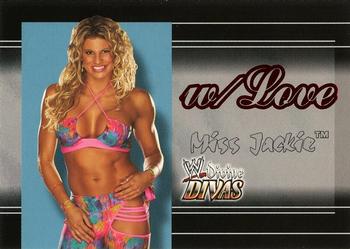 2003 Fleer WWE Divine Divas - With Love #16 WL Miss Jackie Front
