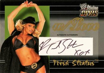 2003 Fleer WWE Divine Divas - With Love Autographs #NNO Trish Stratus Front