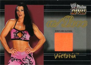 2003 Fleer WWE Divine Divas - With Love Memorabilia #NNO Victoria Front
