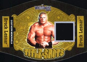 2003 Fleer WWE WrestleMania XIX - Title Shots #NNO Brock Lesnar  Front