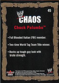2004 Fleer WWE Chaos #45 Chuck Palumbo  Back