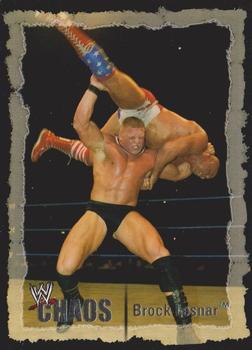 2004 Fleer WWE Chaos #57 Brock Lesnar  Front