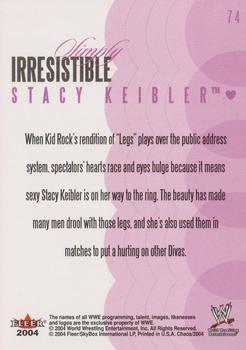 2004 Fleer WWE Chaos #74 Stacy Keibler Back