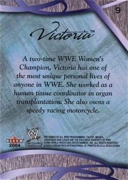 2004 Fleer WWE Divine Divas 2005 #9 Victoria Back