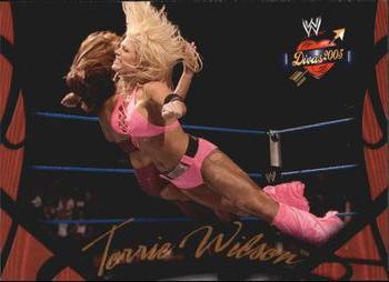 2004 Fleer WWE Divine Divas 2005 #47 Torrie Wilson Front