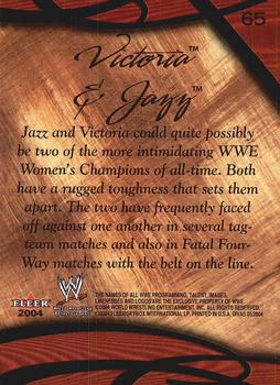 2004 Fleer WWE Divine Divas 2005 #65 Victoria / Jazz Back
