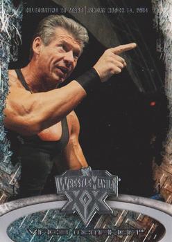 2004 Fleer WWE WrestleMania XX #29 Vince McMahon  Front