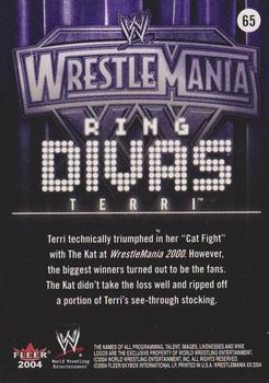 2004 Fleer WWE WrestleMania XX #65 Terri Back