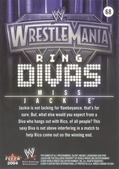 2004 Fleer WWE WrestleMania XX #68 Miss Jackie Back