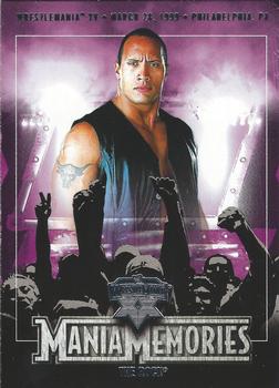 2004 Fleer WWE WrestleMania XX #80 The Rock Front