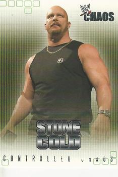 2004 Fleer WWE Chaos - Controlled Chaos #9 CC Stone Cold Steve Austin  Front