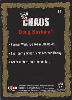 2004 Fleer WWE Chaos - Gold #11 Doug Basham  Back
